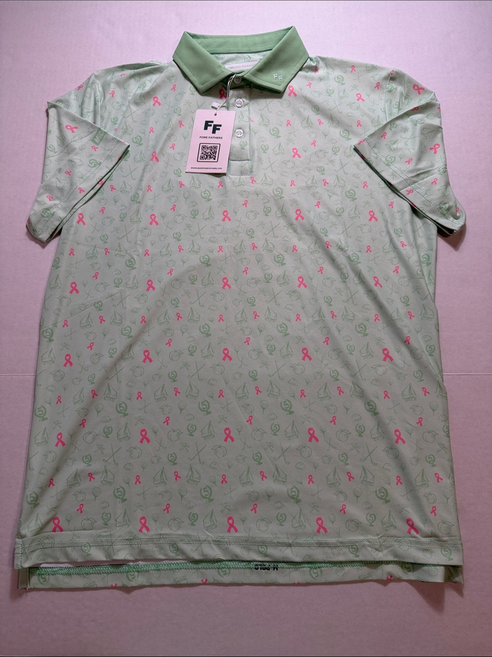 Fore Fathers Apparel Performance Golf Polo
Breast Cancer Awareness